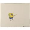 Image 1 : Production Art Pointing SpongeBob Original Cel Swimsuit