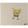 Image 1 : Cel Animation SpongeBob About to Blow Original Art