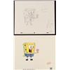 Image 1 : SpongeBob At Beach Original Drawing Animation Cel Art