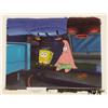 Image 1 : Bench Sit SpongeBob Original Production Cel Background