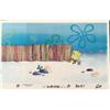 Image 1 : Paint Fence Background Cel Original SpongeBob Animation