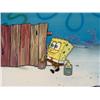 Image 2 : Paint Fence Background Cel Original SpongeBob Animation