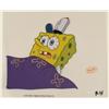 Image 1 : Sleeping SpongeBob Original Animation Cel Hat