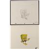 Image 1 : Original Cel Drawing Animation Art SpongeBob Spatula