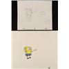 Image 1 : Pointing SpongeBob Original Drawing Cel Production Art