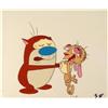 Image 1 : Animation Cel Poor Ren Original Ren and Stimpy Cartoon