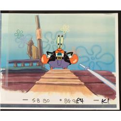 SpongeBob Animation Pirate Ship Cel Background Original
