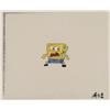 Image 1 : Cel SpongeBob Squatting Production Original Art