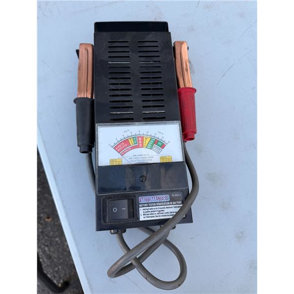 Moto master battery tester