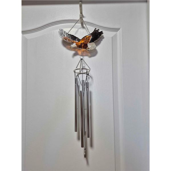 24 inch painted window eagle chime
