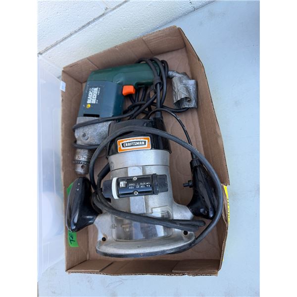 Router and drill