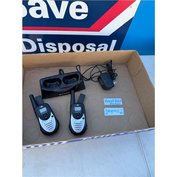 Audio box handheld radios