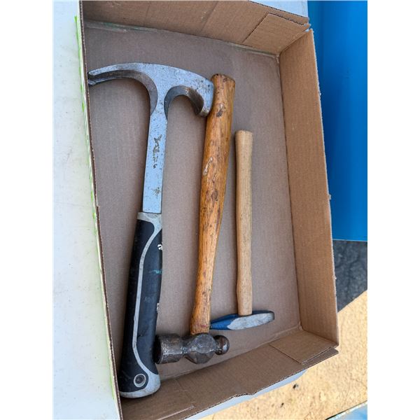Assorted hammers