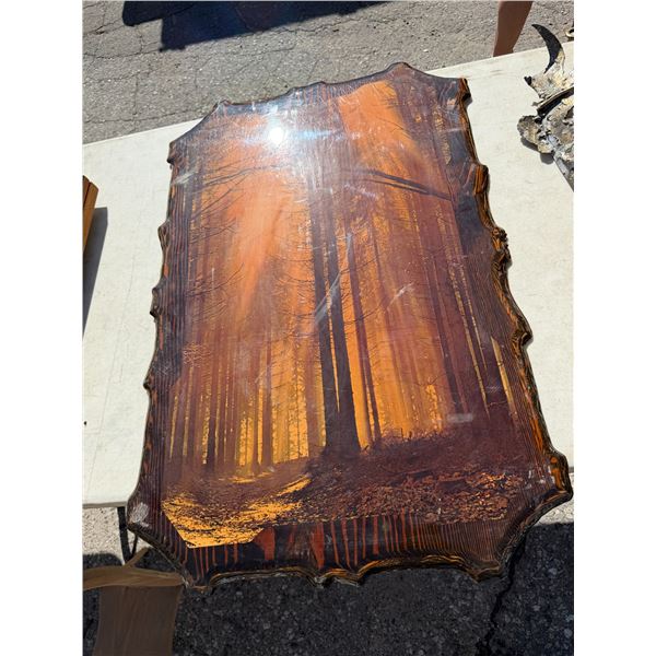 Vintage Forrest wall hanging