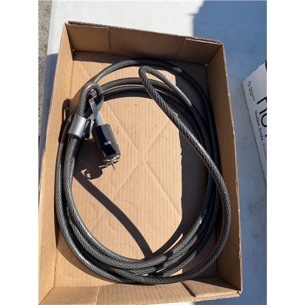 Lock and cable