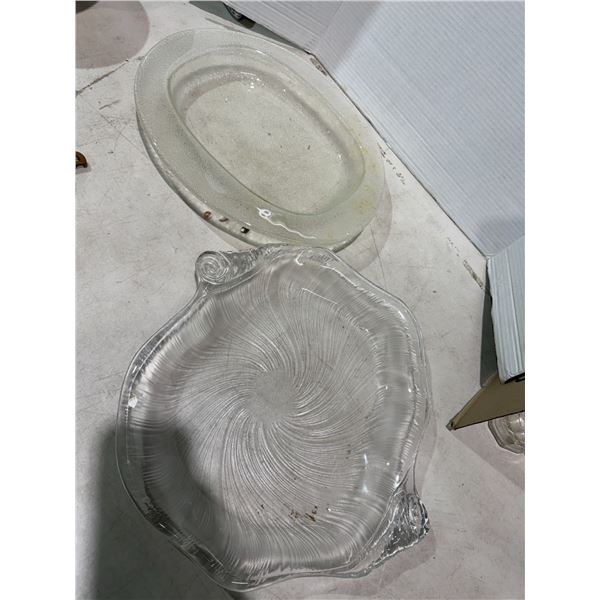 Glass platters