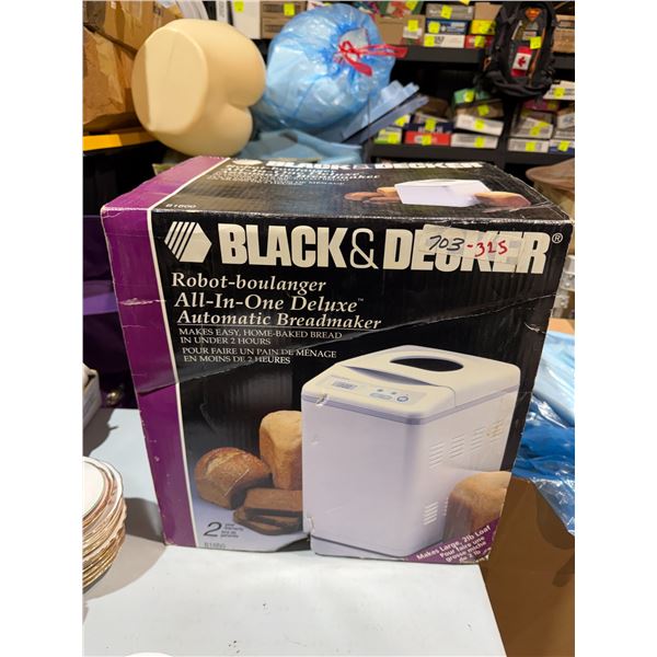 Black & Decker bread make
