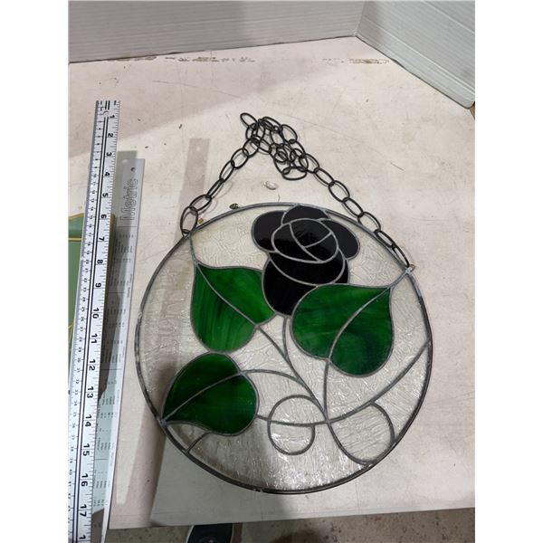 Hanging stained glass