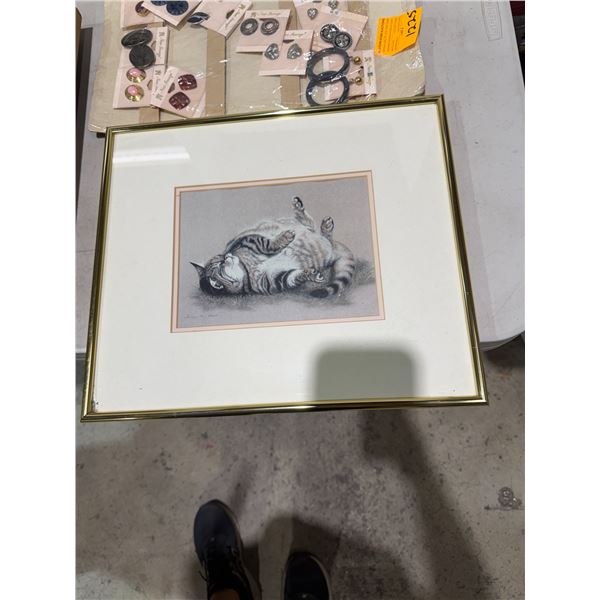Cat wall hanging