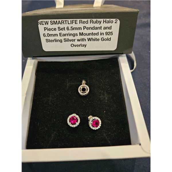 Pendant and earring