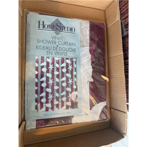 New vinyl shower curtain 70" x 72"