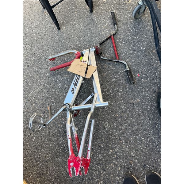 X games aluminum BMX bike frame