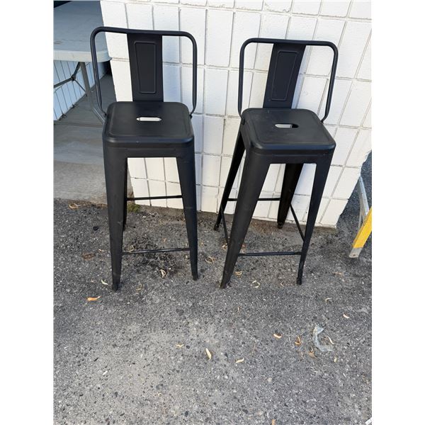 2 stools 30 inches to seat