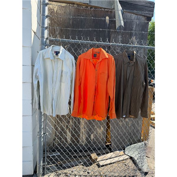Dress shirts, size large