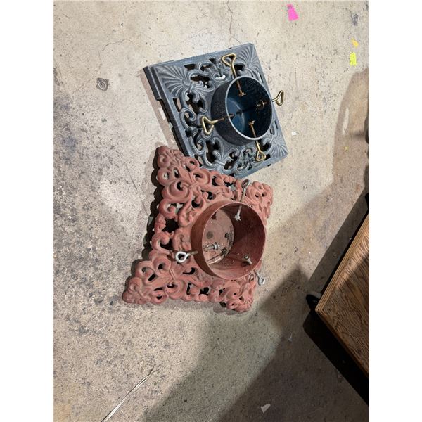 Cast-iron Christmas tree stands