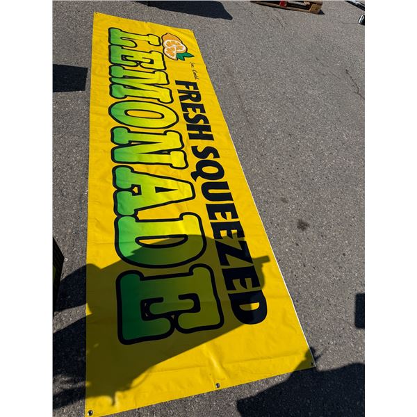 Lemonade, banner upside down