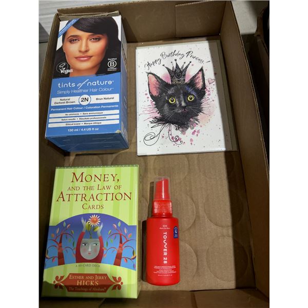 Law of attraction cards, and other items