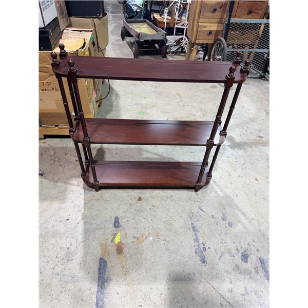 Shelf can stand or  wall hung 30" x 8" x 27 1/2" tall