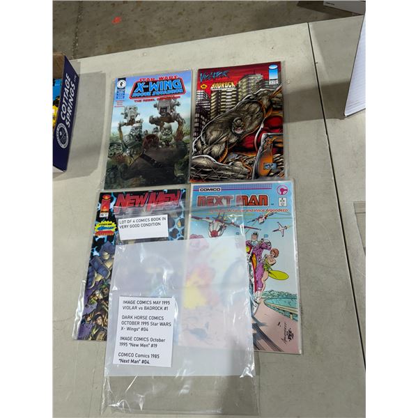 Lot of four comics