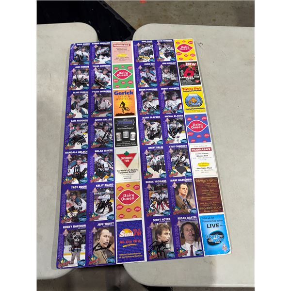 Hockey cards some signed