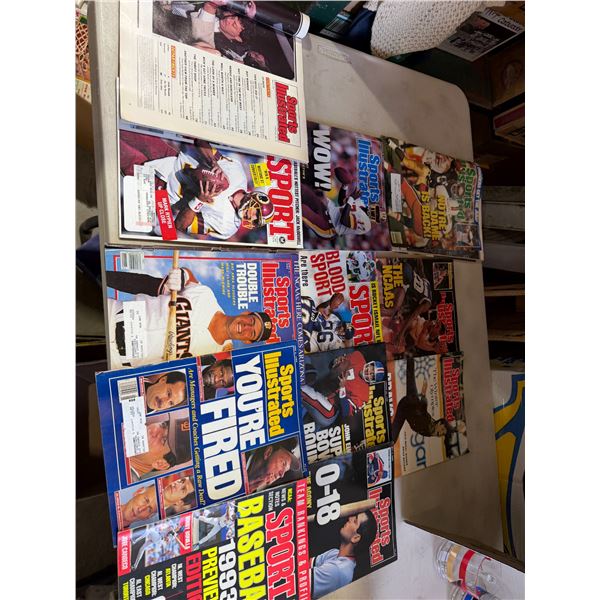 Sports illustrated magazines