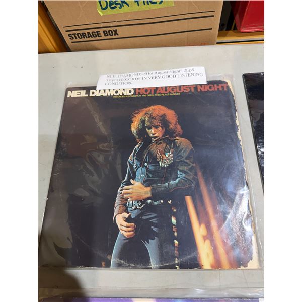 Neil Diamond hot August Knights record
