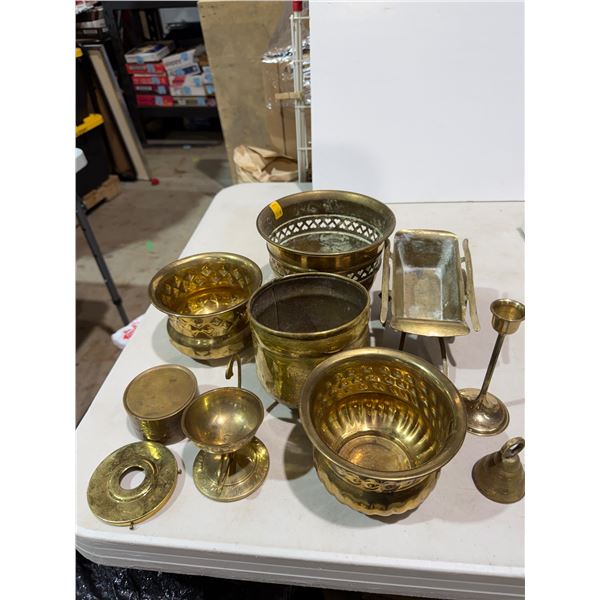 Brass and other decor