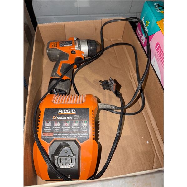 Rigid drill and battery