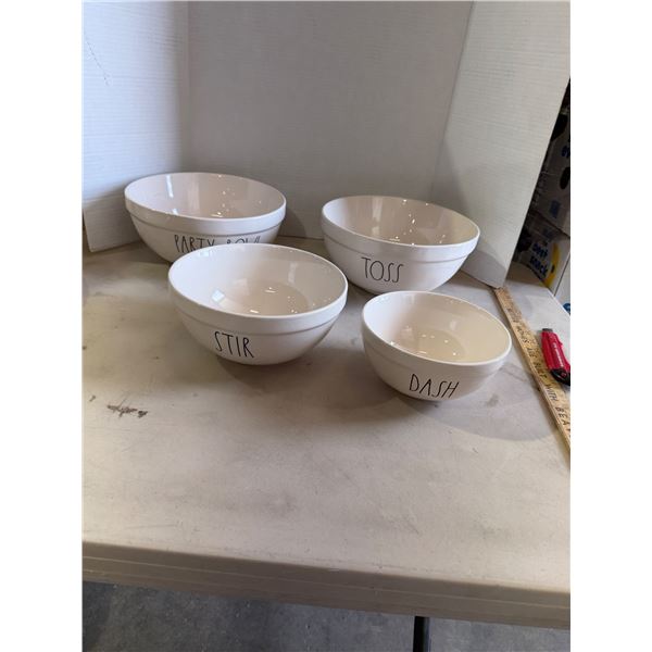 RAE  DUNN mixing bowls