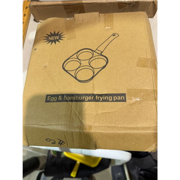 Egg and hamburger frying pan