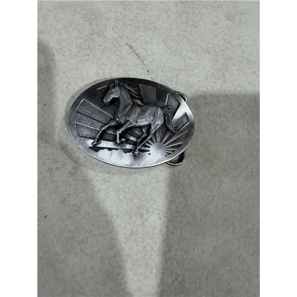 Horse belt buckle