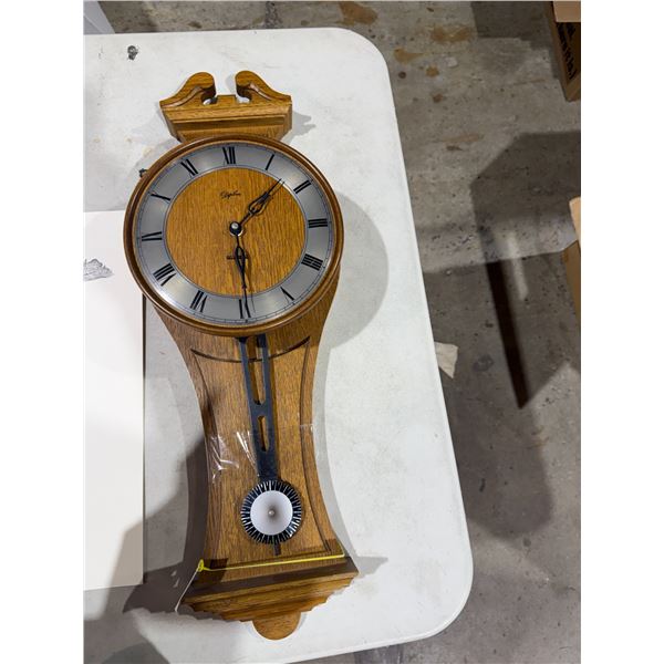 Vintage German wooden wall clock works