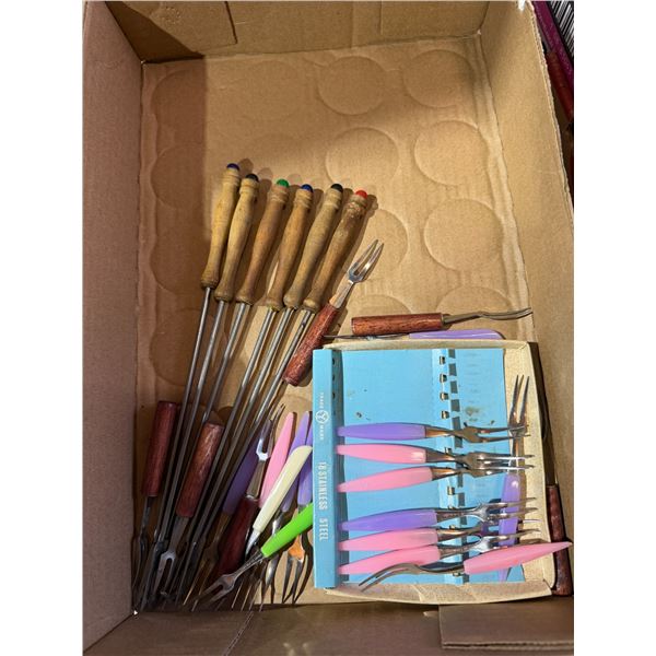 Pickle forks and fondue for