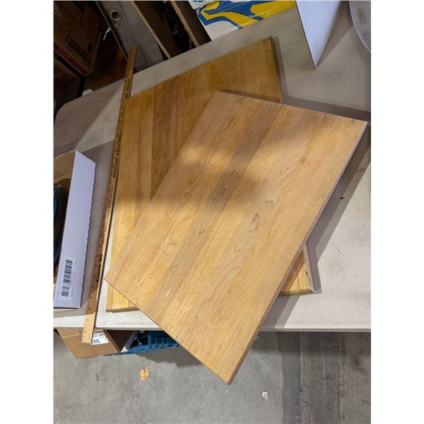 Wood cutting boards