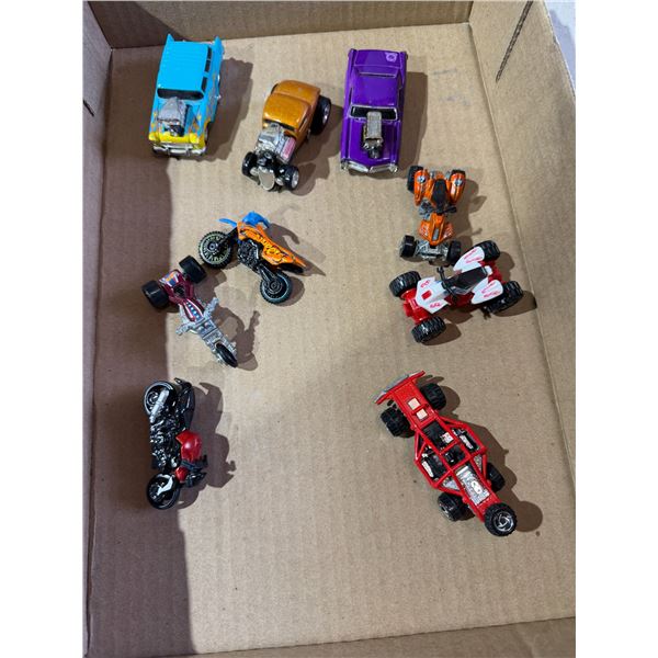Toy, cars and quads, etc.