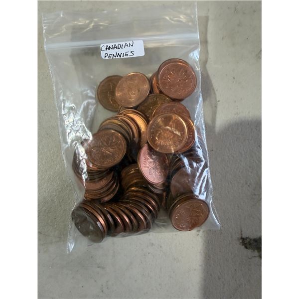 Canadian pennies