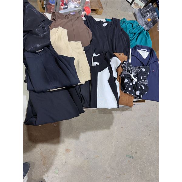 Ladies size medium dresses, pants, and skirts