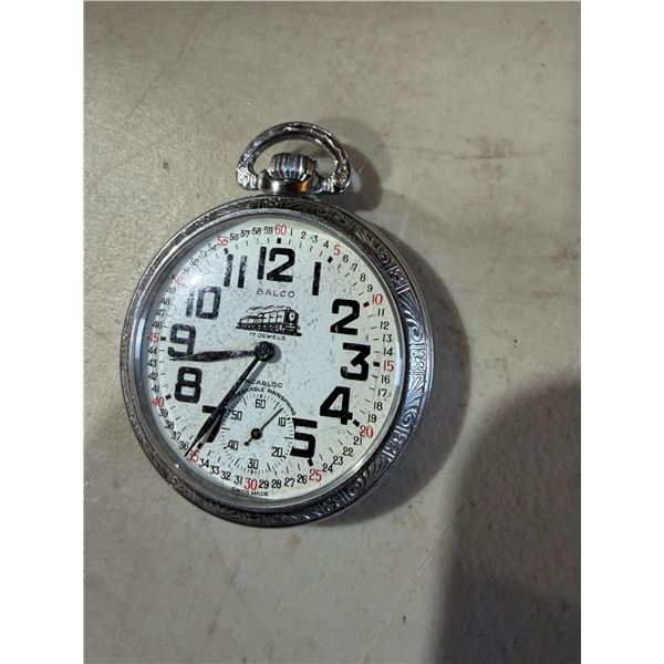 BALCO 17 jewel pocket watch
