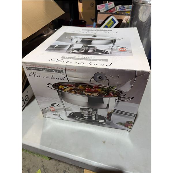 PATE – RICHAUD chafing dish set  5 quart commercial