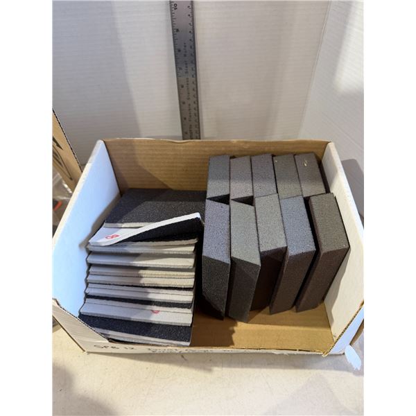 Sanding blocks, etc.